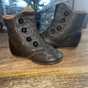 Antique DOLL Boots, Leather